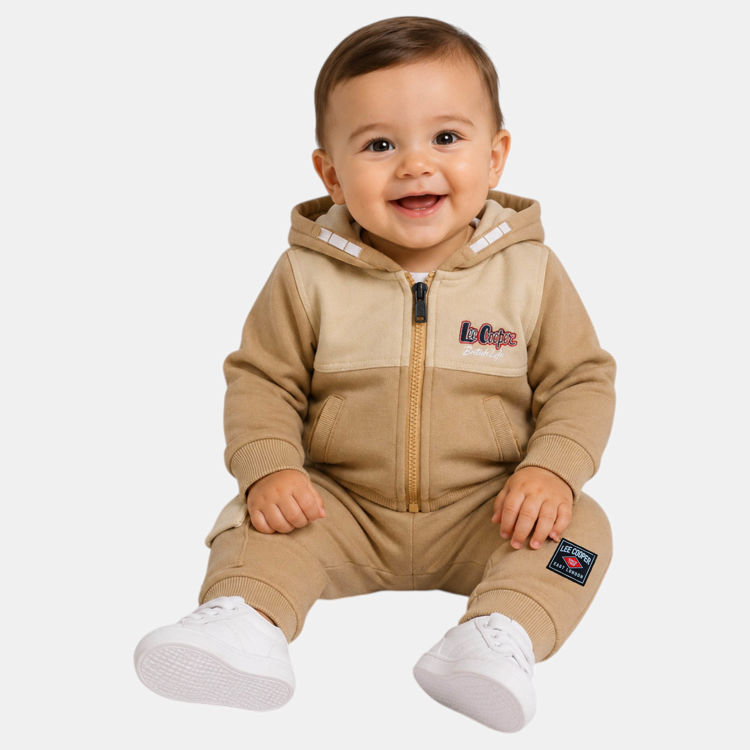 Picture of LCN286 BOYS LEE COOPER THERMAL FLEECE TWO PIECE TRACKSUIT